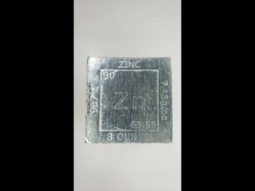Colección Elemental Cube: cubo de zinc sólido de 1,25 pulgadas 8 onzas - Imagen 2 de 3