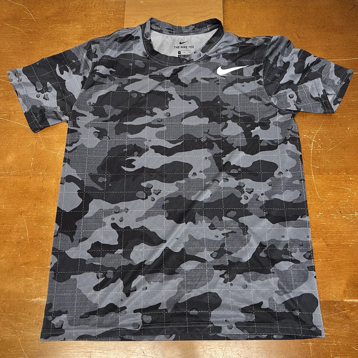 nike performance dry tee camo