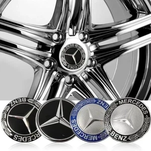 4x 65mm Nabendeckel Nabenkappen Felgendeckel Aufkleber Für Mercedes Benz MB A E