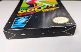 Vintage Nintendo NES Black Box Golf CIB Complete In Box w/ Manual Oval Tested 