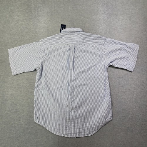 Polo Ralph Lauren Shirt Boys Large Blue Striped Seersucker Button Down Pony NWT - Picture 8 of 9