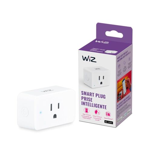 Wiz Smart Plug Gen 2 - Pack of 1 - Type B - Connects to Your Existing 2.4Ghz ...