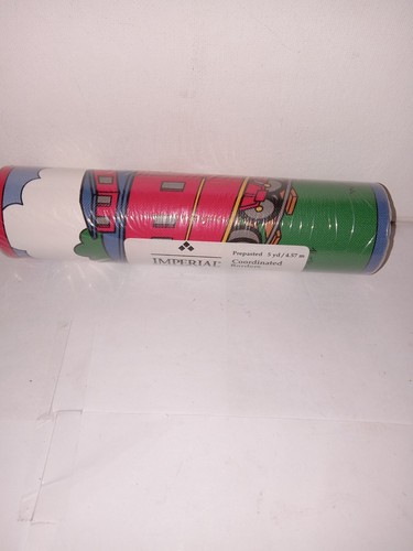 Imperial Wall Coverings Inc Coordinated Borders Prepasted Train 5yd/ 4.57m - Picture 4 of 6