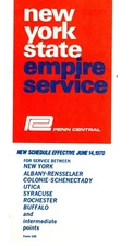 PENN CENTRAL RAILROAD - NEW YORK TO BUFFALO PUBLIC TIMETABLE - 6/14/1970