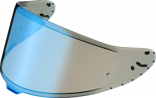 Genuine Shoei CWR-F2 PN Spectra Blue Mirror Pinlock Ready Visor
