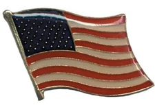 Pack of 6 American Flag Bike Motorcycle Hat Cap Lapel Pin HP1950