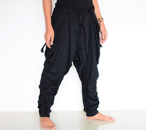 Dhoti Pants Women Men Harem Pants Baggy 