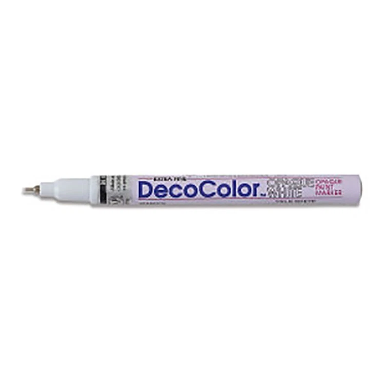 DecoColor, Marcador de Pintura, Tinta Blanca, Punta Extra Fina, Opaco, Permanente, Brillo Foto 2 de 2