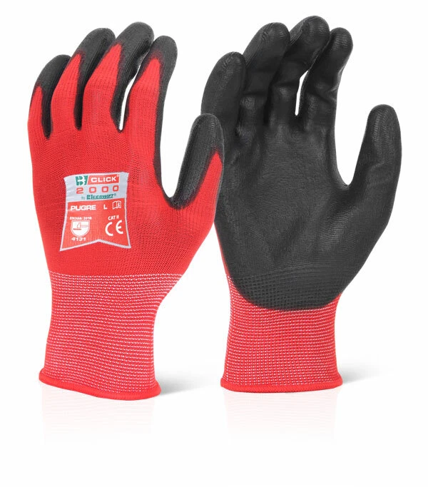 Red nylon gloves deals