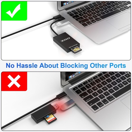 XQD/SD Lecteur de Carte XQD USB3.0 Memory xqd Card Reader Supporte Les Carte ... - Afbeelding 6 van 7