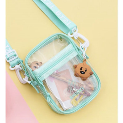 BT21 Official Line Friends SHOOKY PVC Shoulder Bag BTS 19cm Solomon ...