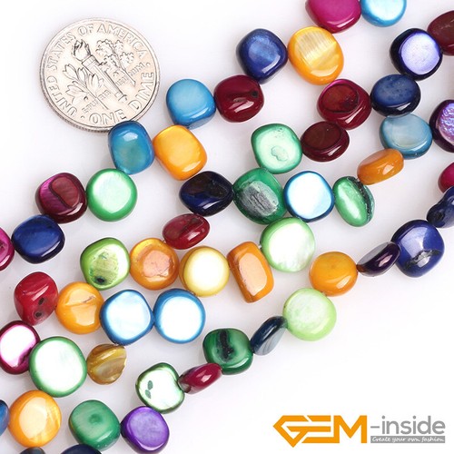 Colorful Shell MOP Chips Gemstone Spacer Beads For Jewelry Making 15"& 34"Strand - Picture 40 of 44