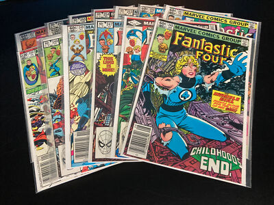 Fantastic Four Run #245 246 247 248 249 250 251 252 253 254 255 256 257 Lot