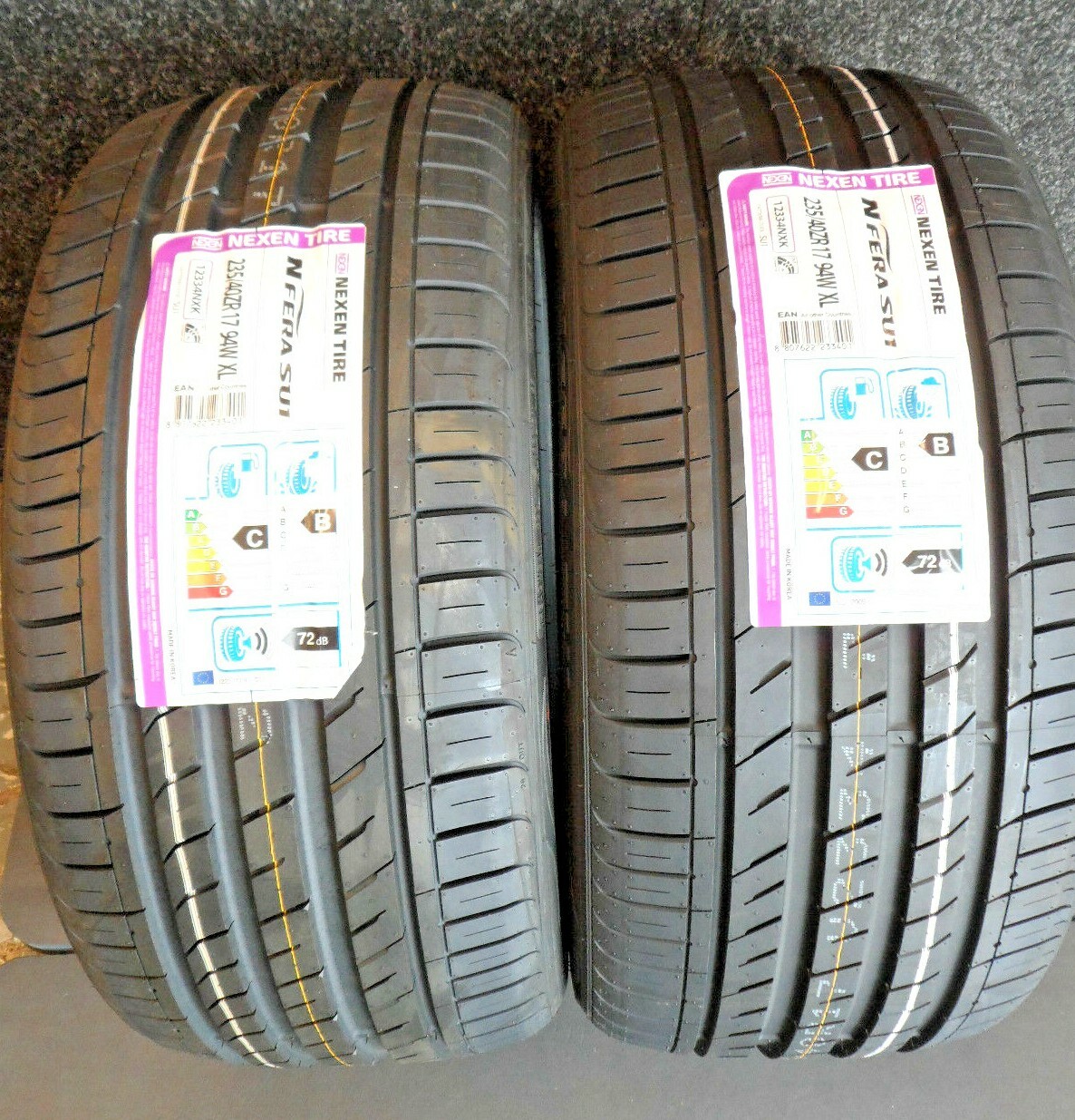 2 X 235 40 17 Nexen NFera SU1 XL 235/40ZR17 2354017 lifetime warranty