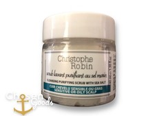 CHRISTOPHE ROBIN Cleansing Purifying Scrub with Sea Salt 8.33oz/250ml New