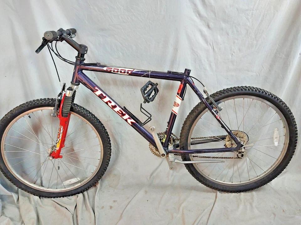 Bicicleta de MTB Trek 6000 1999 19,5" grande rígida Manitou Magnum Deore LX hecha en EE. UU. Foto 2 de 4