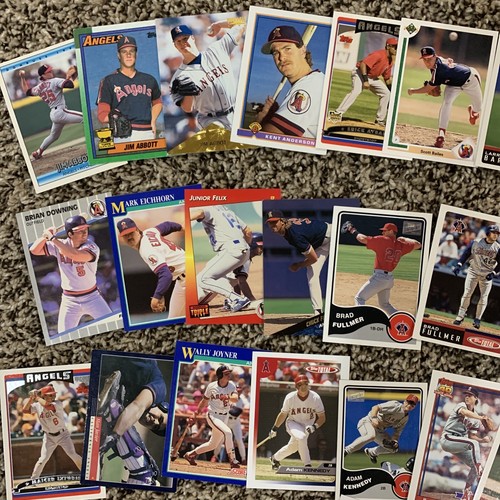 Lot 41 California Anaheim Los Angeles LA Angels Baseball Cards 80s 90s 2000s - Picture 2 of 5