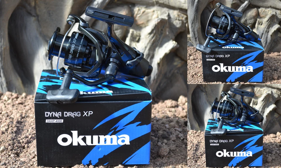 Okuma Dyna Drag XP Baitfeeder Freilaufrolle Stationärrolle Karpfenrolle 3 Größen