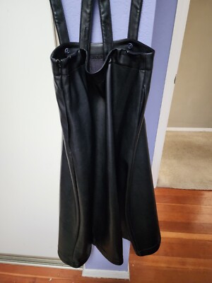 silk and leather dress Ophelia Vegan Leather Dress – Lilly Grace