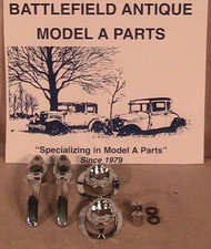 1928-1931 Model A Ford Inside Door Handle Set. Fits Coupes Sedans And Pickups