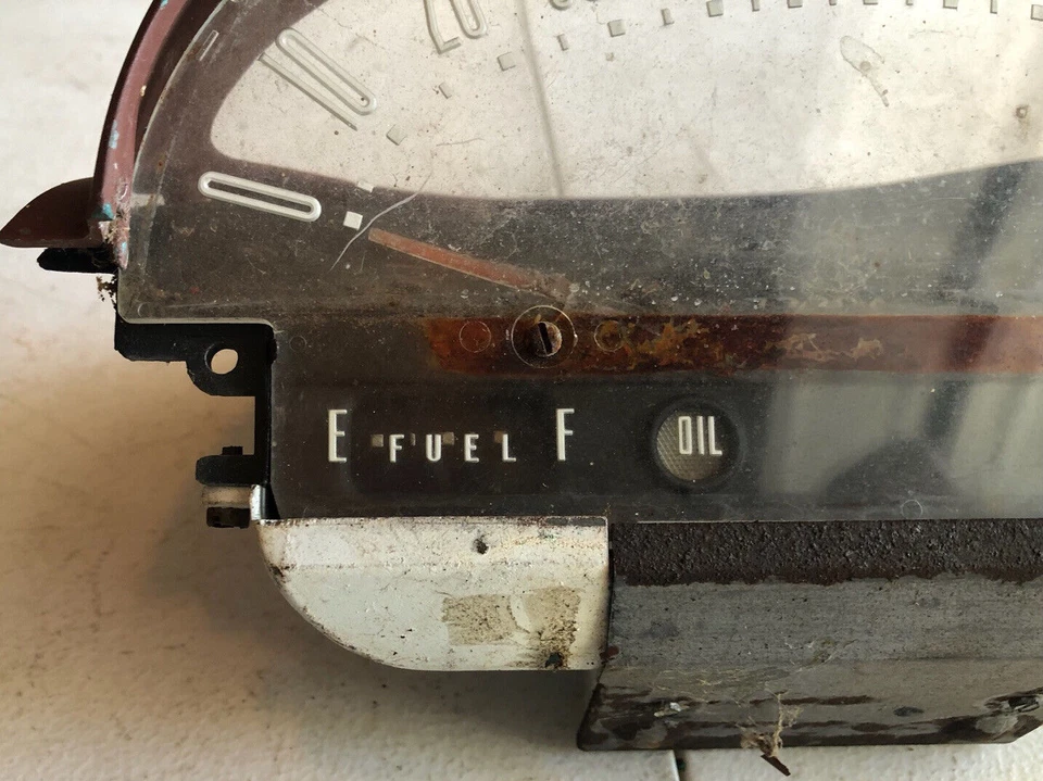 1955 Ford Victoria Dash Cluster 2 FDH 17317, OEM - Image 4 of 4
