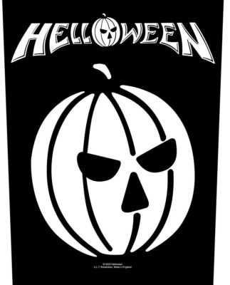 HELLOWEEN RÜCKENAUFNÄHER BACKPATCH # 1 PUMPKIN LOGO 36x29cm PATCH FLICKEN