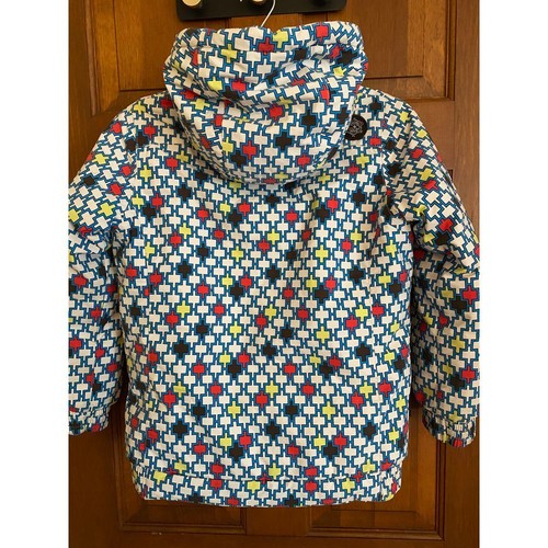 Burton Dryride Girls 10-12 Lavish Bomber Ski Snowboard Jacket White Mosaic Coat - Picture 5 of 21