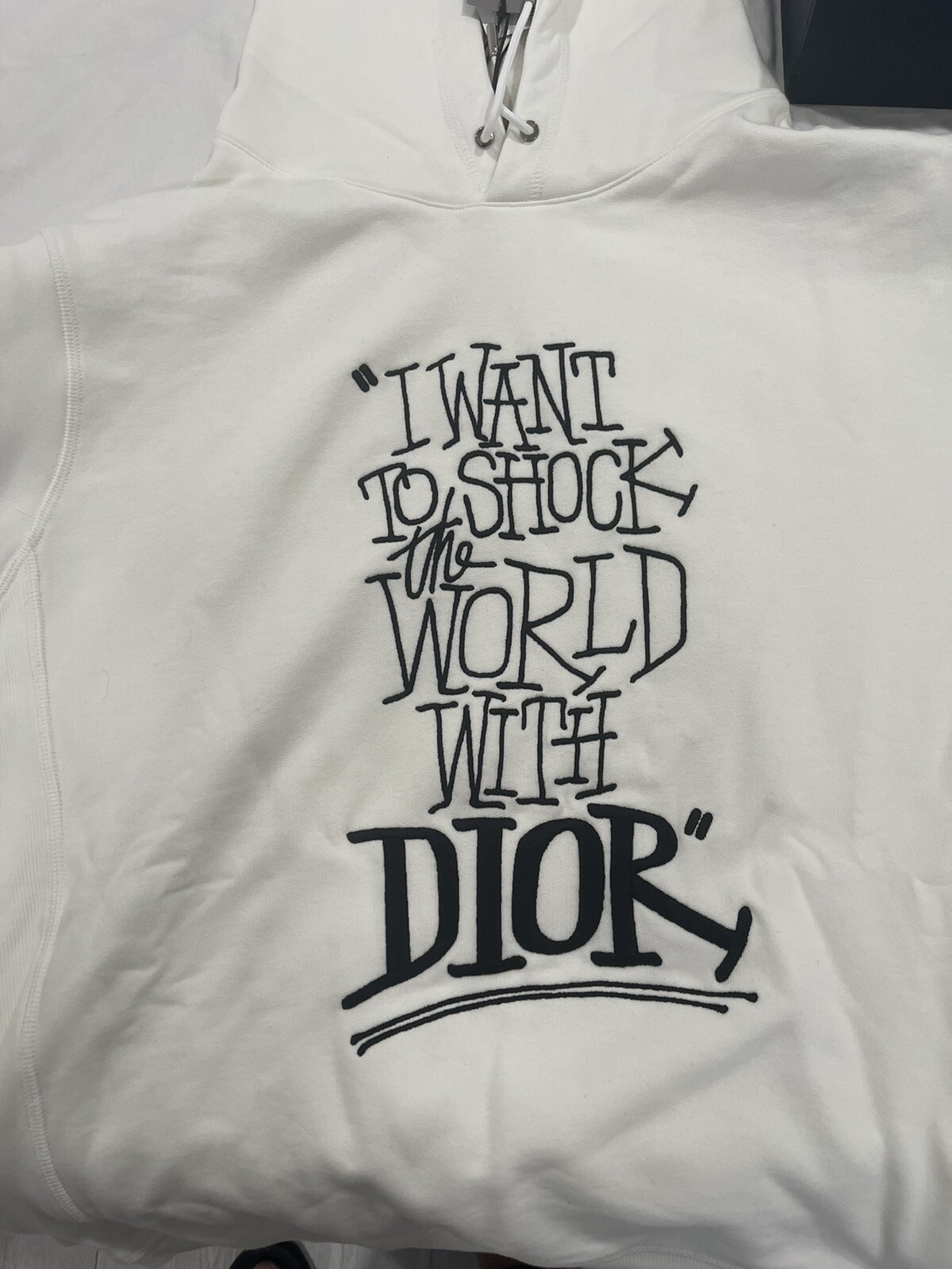 stussy sweatshirt white