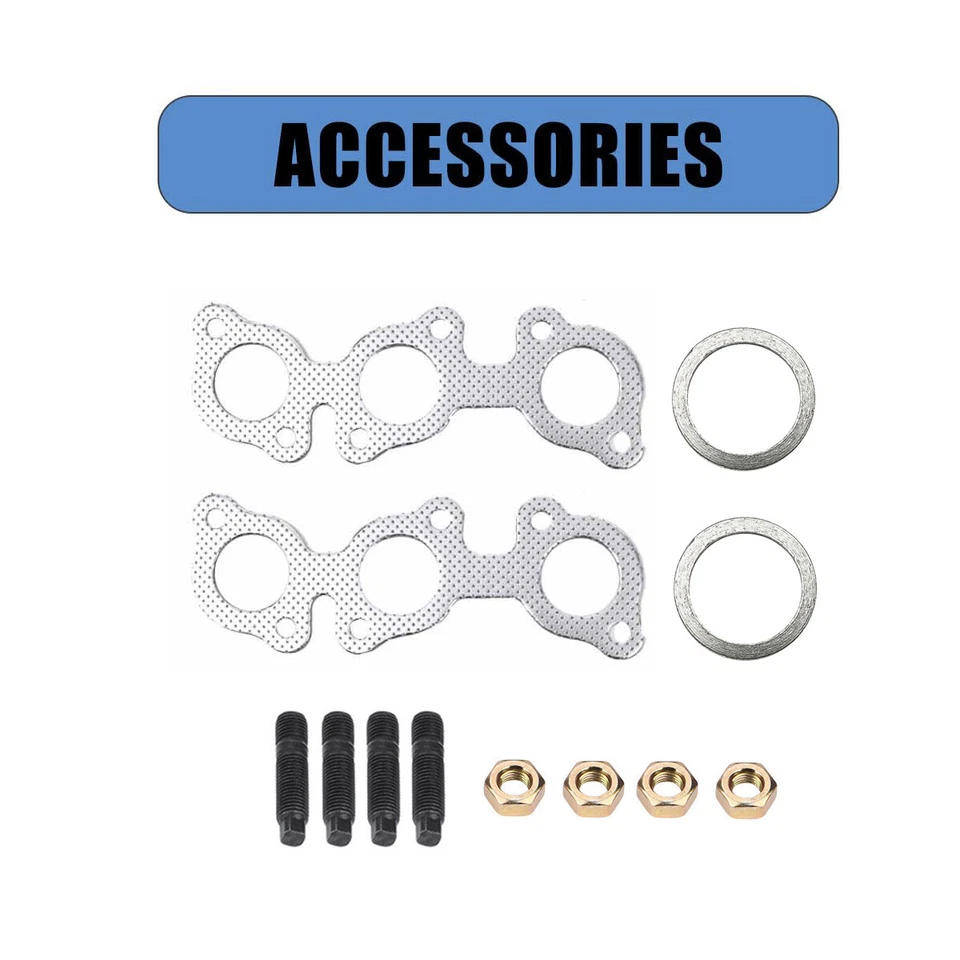 Catalytic Converters for 2004-2007 Toyota Sienna Highlander Lexus RX330 3.3L Foto 3 de 4