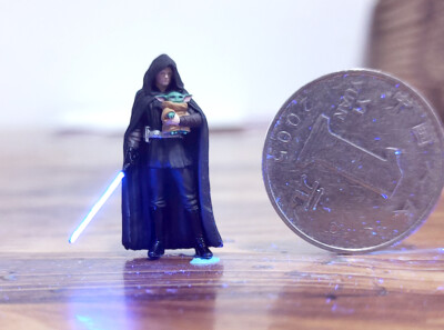 3D PRINT 1/64 figure Jedi Knight The Force  fit 1:64 car street 