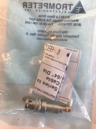 Connecteurs Coaxiaux RF Trompeter PL50-5 – Référence TEI 14949 – Pour Câblage Haute Fréquence