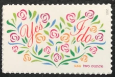 2015 Scott #5001 - 2 oz - 87¢ - WEDDING - YES I DO! - Single Mint NH