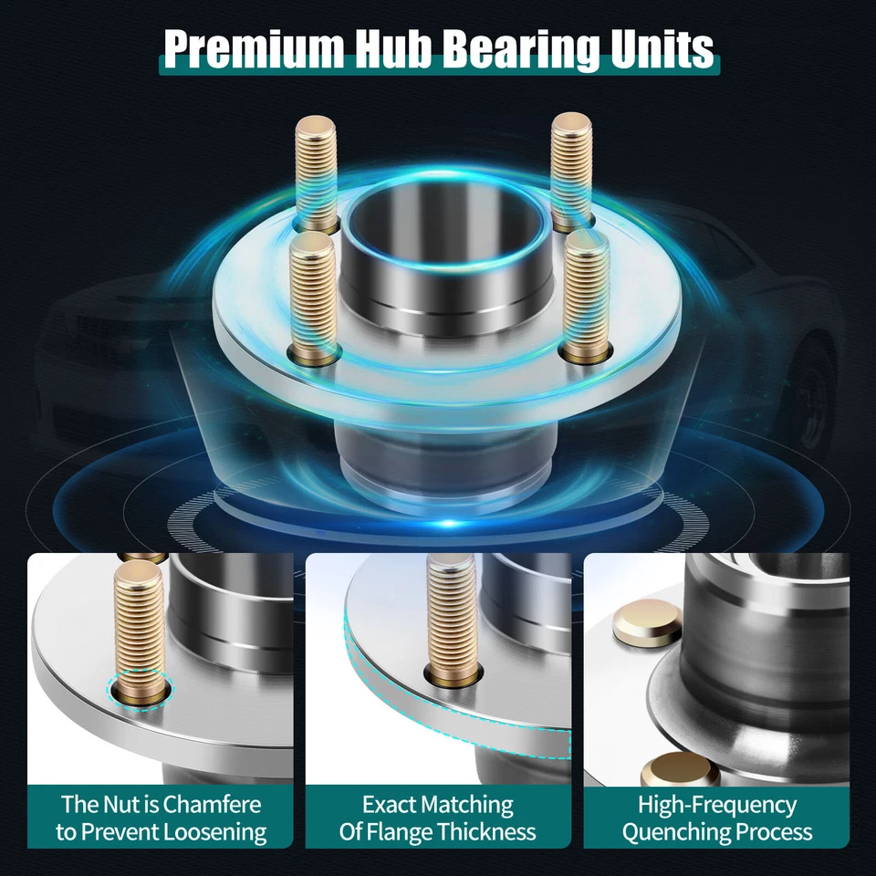 Par de cojinetes de rueda y buje trasero para Chevrolet Aveo 2004-2011 Chevrolet Aveo5 Foto 4 de 4