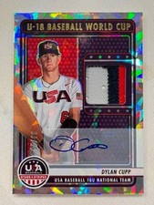 DYLAN CUPP 2023 Panini USA Baseball Stars & Stripes 6/25 Patch AUTO 6 = jersey #