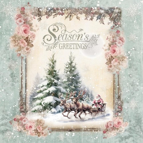 Crafter's Companion Sara Signature - CHRISTMAS ROSE - 6" X 6" Paper Pad 24 SHEET - Picture 10 of 24