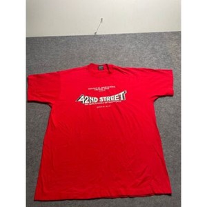 VTG 90s 42nd Street The Musical Theatre Performance T-Shirt Song & Dance XL