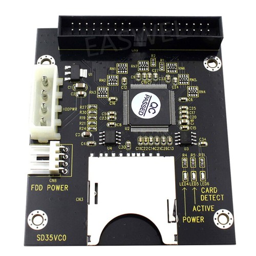5V module To IDE3.5 40 Pin Disk Drive Adapter Board Riser Card Capacity - Zdjęcie 4 z 6