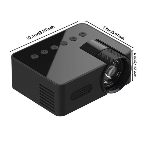 1set 1080P HD Mini Portable Projector AUX/USB/Type-C Multi-devices Compatibility - Picture 12 of 12