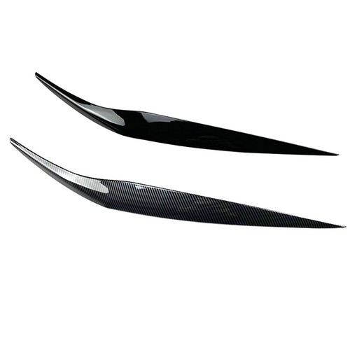 Cubierta de párpado de faros 2 piezas para Ford Fiesta MK6.5 2013-2017 estilo carbono - Imagen 2 de 7