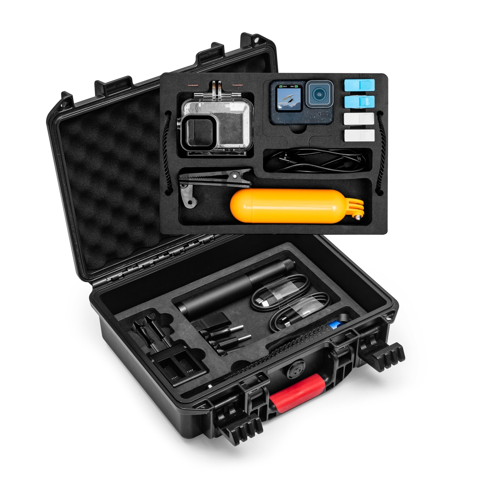 Tomat Hard Case for Gopro Hero 13/12/11 Waterproof Travel Case Creator Editio...-image
