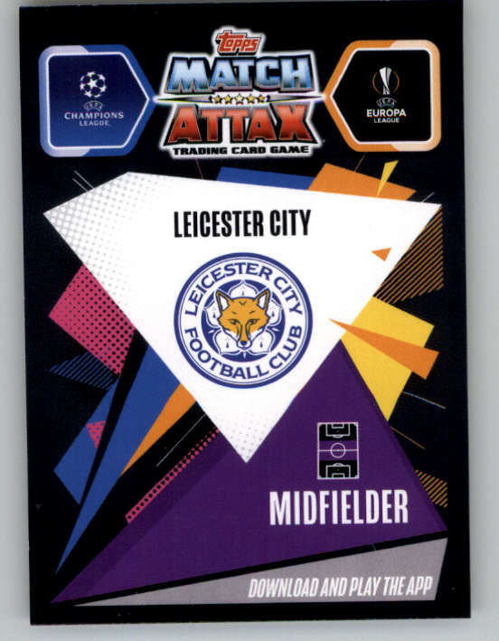 2020-21 Topps Chrome Match Attax #29 James Maddison (ref 146458