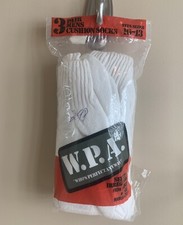 vintage WPA brand 3-pack tube socks deadstock NOS mens size 10-13 made in USA