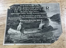 Vintage Winchester Repeating Arms Co. Hunting Paper Advertising 