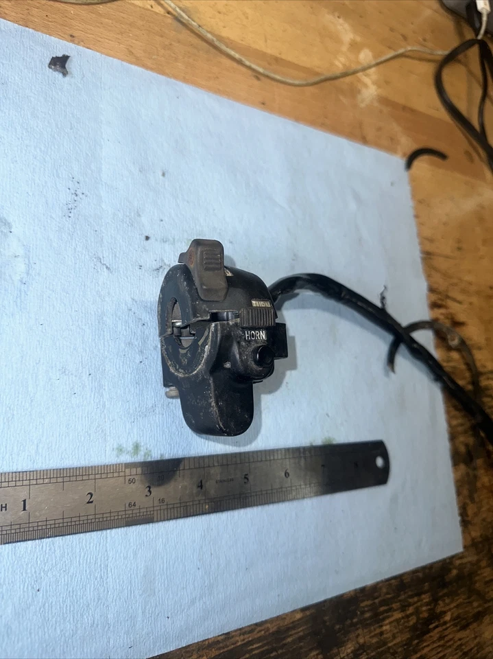 Yamaha TX650 TX500 XS500 XS650 1974 interruptor de control izquierdo carcasa bocina Foto 4 de 4