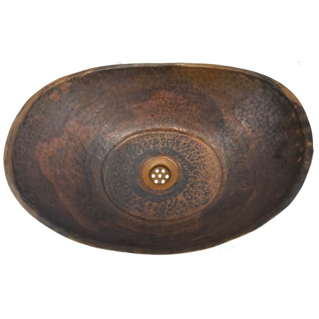 Hammered Rustic Industrial Copper Bathroom Vessel Bathtub Sink Toilet Renewal eBay