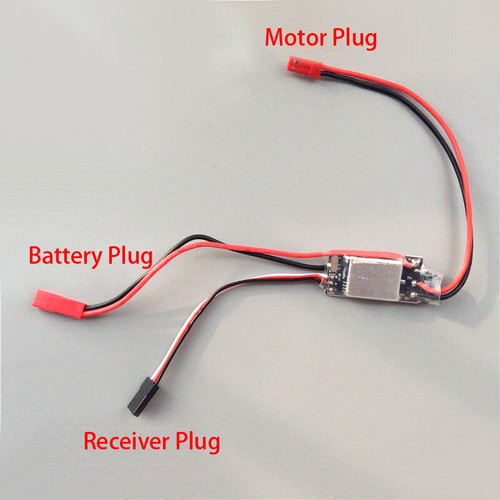 2S-4S 20A Single Way Bushed ESC Receiver Control Switch for RC Boat Motor Pump - Picture 3 of 5