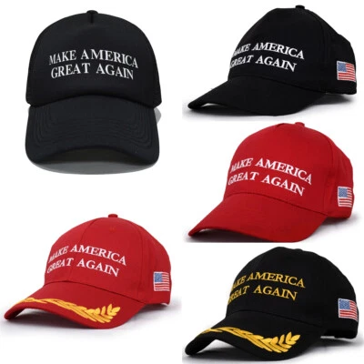 MARKENLOS Baseballkappe Make America Great Again bestickt Verstellbare Damen-Herren-Mütze