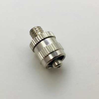 Metal Male Luer Lock Syringe Fitting to Metric M4 M4X0.7 Male
