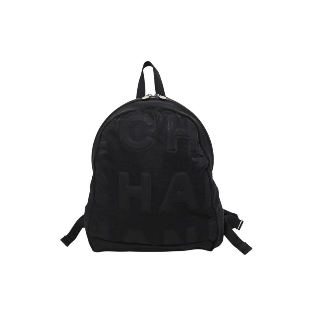 beautiful CHANEL Coco Mark Patch Mesh Backpack Mo… - image 1