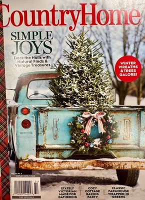 Country Home Magazine - Winter 2025 - Simple Joys - Christmas - Brand New